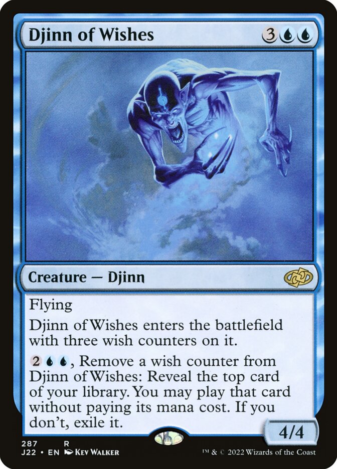 Gênio dos Desejos / Djinn of Wishes - Magic: The Gathering - MoxLand
