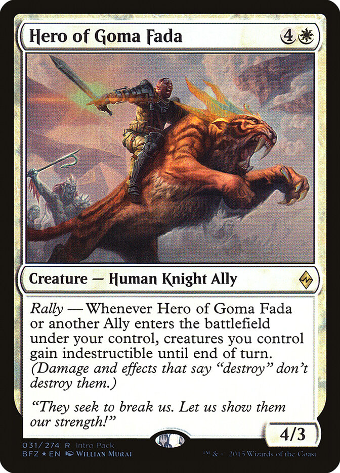 Herói de Goma Fada / Hero of Goma Fada - Magic: The Gathering - MoxLand