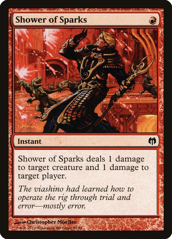Chuva de Centelhas / Shower of Sparks - Magic: The Gathering - MoxLand