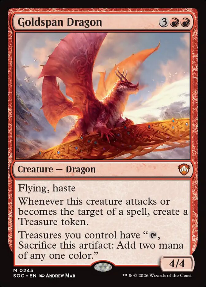 Dragão da Ponte Dourada / Goldspan Dragon - Magic: The Gathering - MoxLand