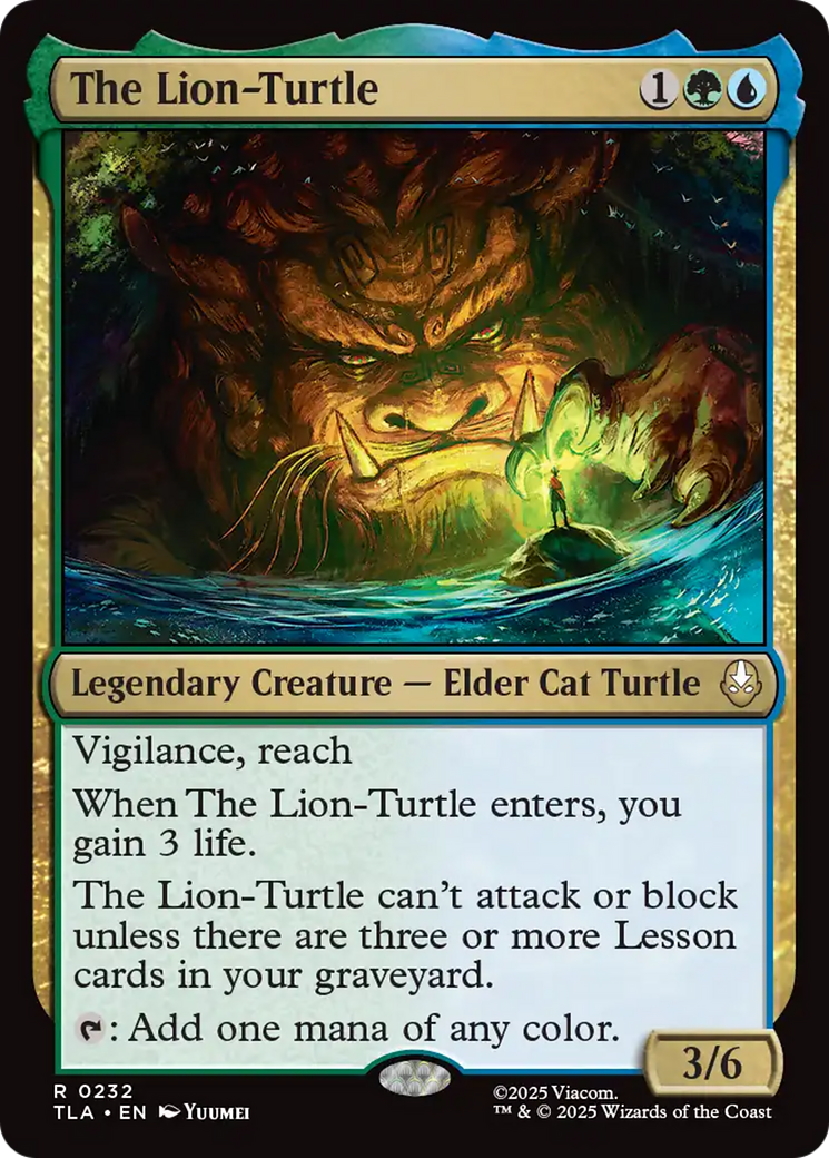 A Tartaruga-leão / The Lion-Turtle - Magic: The Gathering - MoxLand
