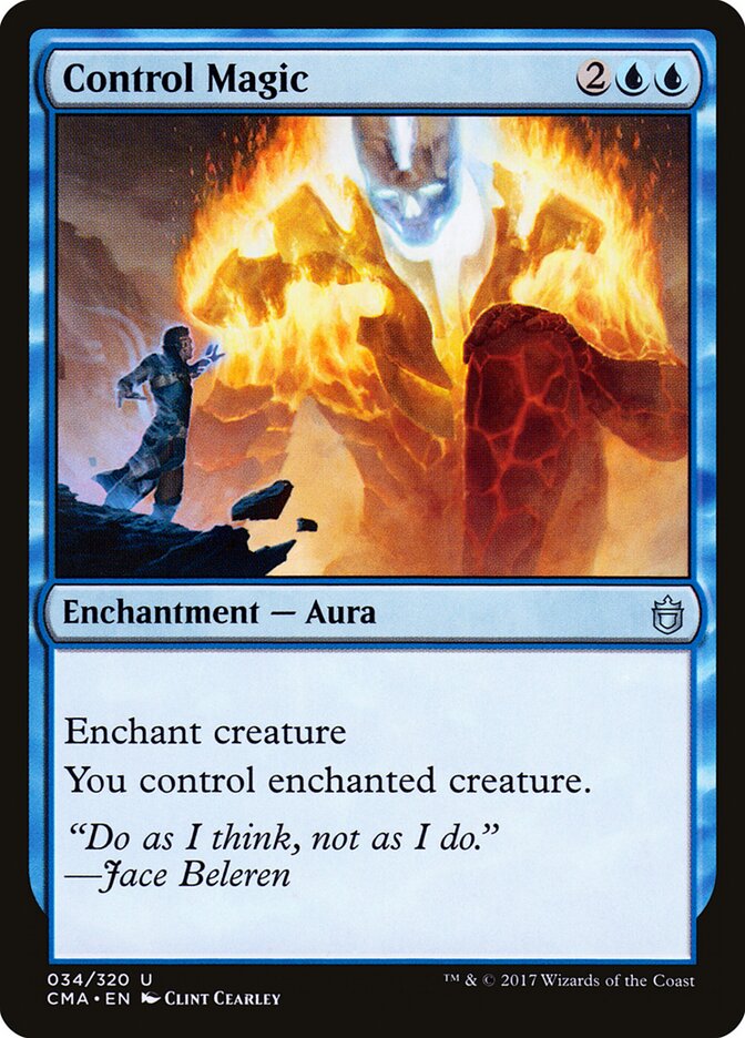 Controlar Mágica / Control Magic - Magic: The Gathering - MoxLand