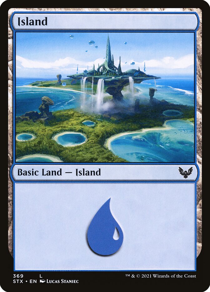 Ilha / Island - Magic: The Gathering - MoxLand