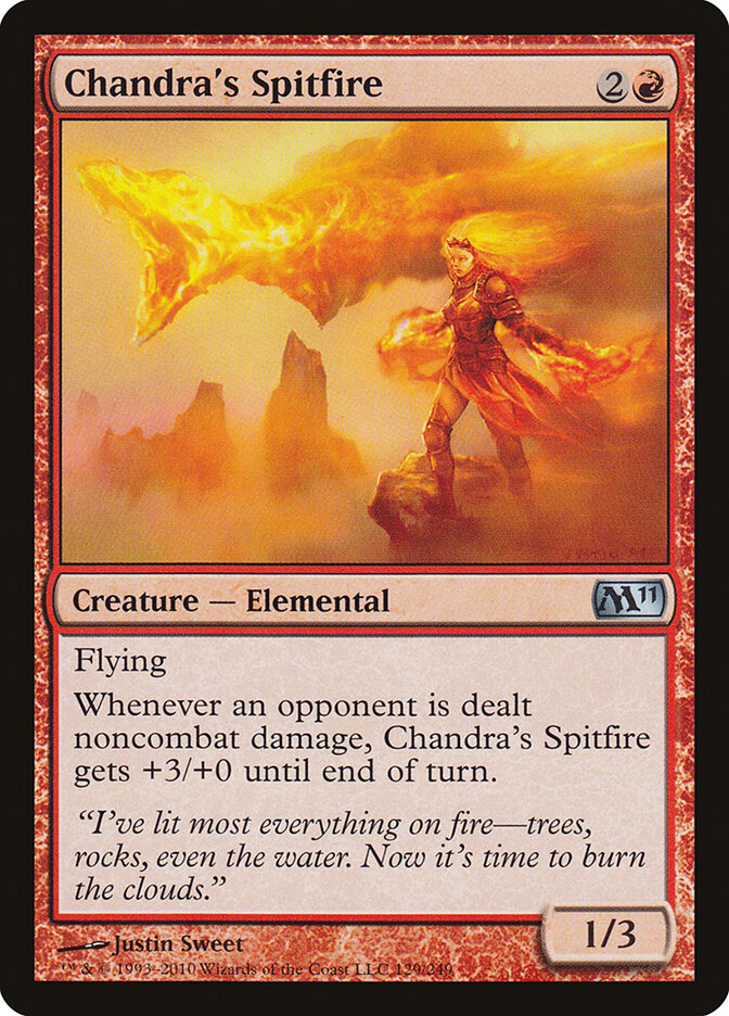 Cospe-Fogo de Chandra / Chandra's Spitfire - Magic: The Gathering - MoxLand