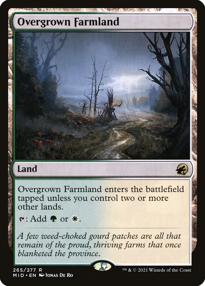 Campos Baldios / Overgrown Farmland - Magic: The Gathering - MoxLand