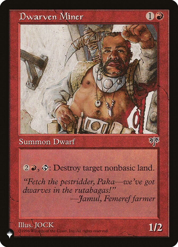 Anão Mineirador / Dwarven Miner - Magic: The Gathering - MoxLand