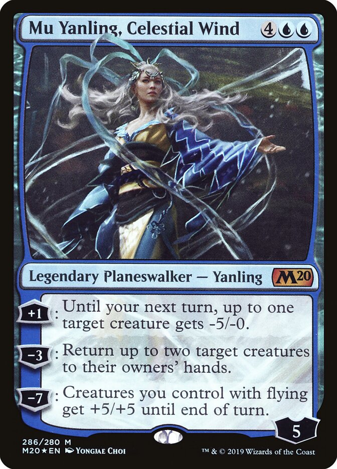 Mu Yanling, Vento Celestial / Mu Yanling, Celestial Wind - Magic: The Gathering - MoxLand