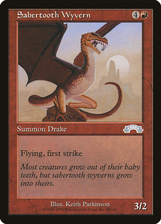 Wyvern Dente de Sabre / Sabertooth Wyvern - Magic: The Gathering - MoxLand