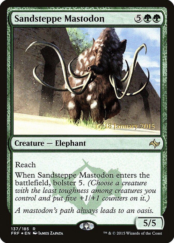 Mastodonte da Estepe Arenosa / Sandsteppe Mastodon - Magic: The Gathering - MoxLand