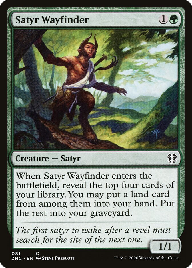 Sátiro Trilheiro / Satyr Wayfinder - Magic: The Gathering - MoxLand