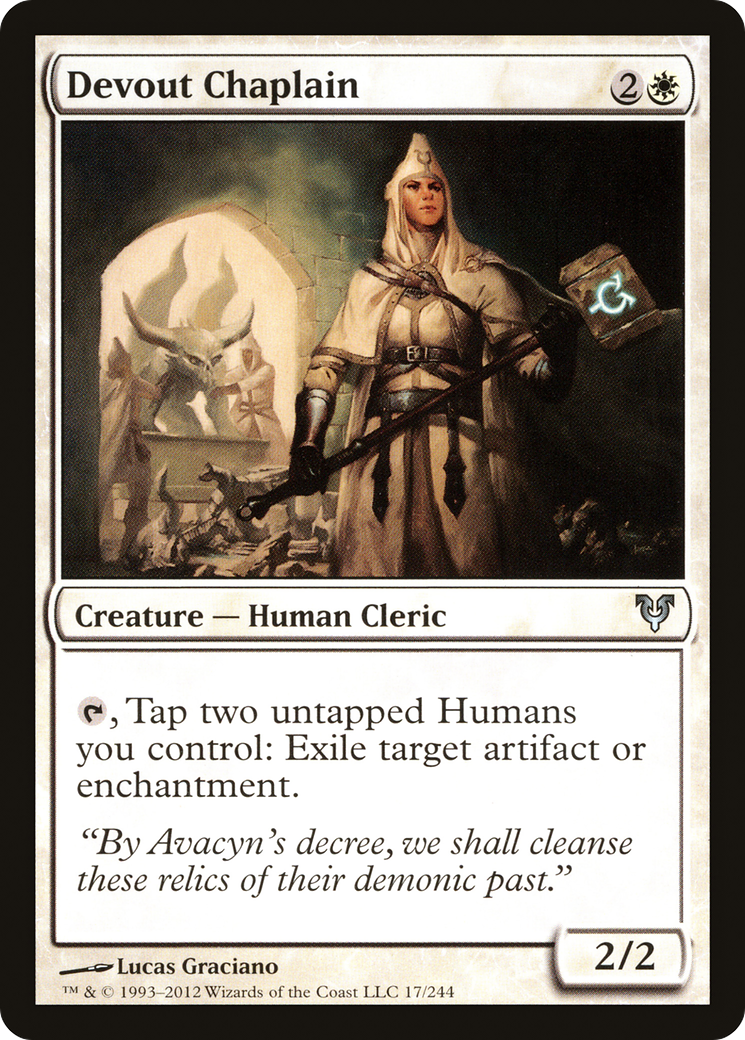Capelão Devotado / Devout Chaplain - Magic: The Gathering - MoxLand