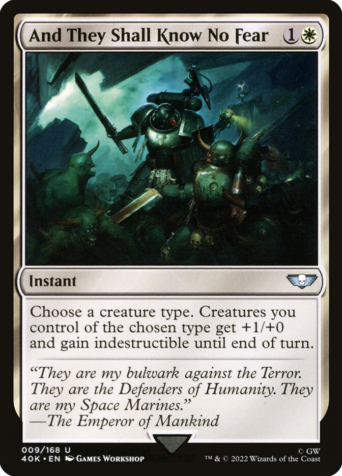 E Eles Não Conhecerão O Medo / And They Shall Know No Fear - Magic: The Gathering - MoxLand