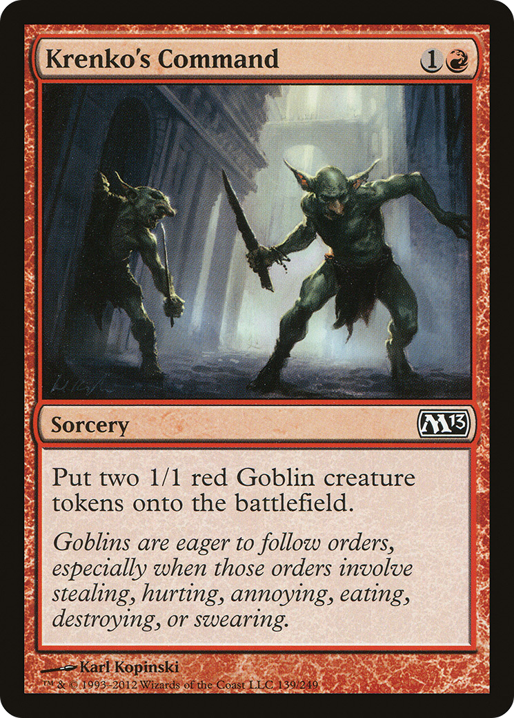 Comando de Krenko / Krenko's Command - Magic: The Gathering - MoxLand