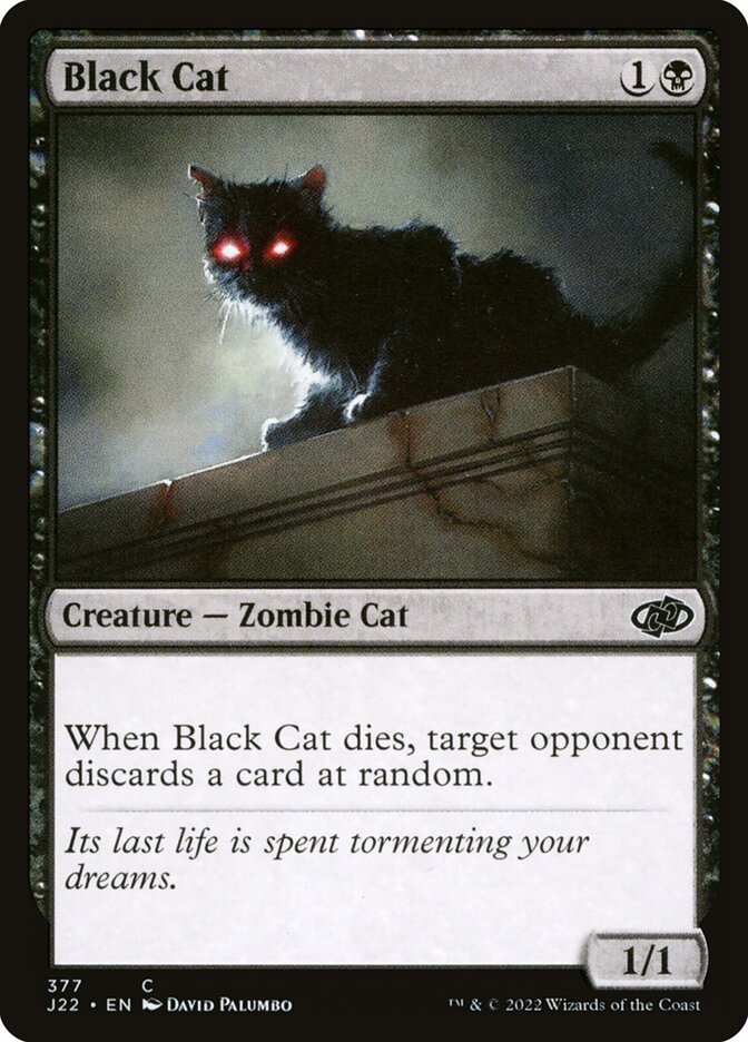 Gato Preto / Black Cat - Magic: The Gathering - MoxLand