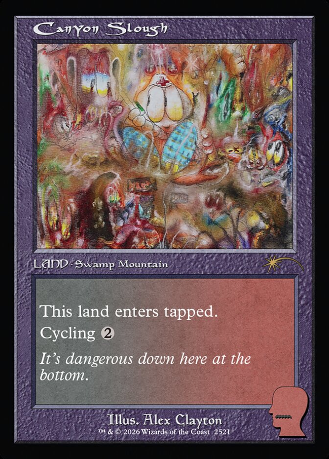 Lamaçal do Desfiladeiro / Canyon Slough - Magic: The Gathering - MoxLand
