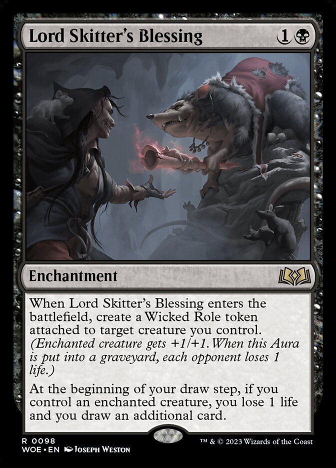 Bênção do Lorde Esgueiro / Lord Skitter's Blessing - Magic: The Gathering - MoxLand