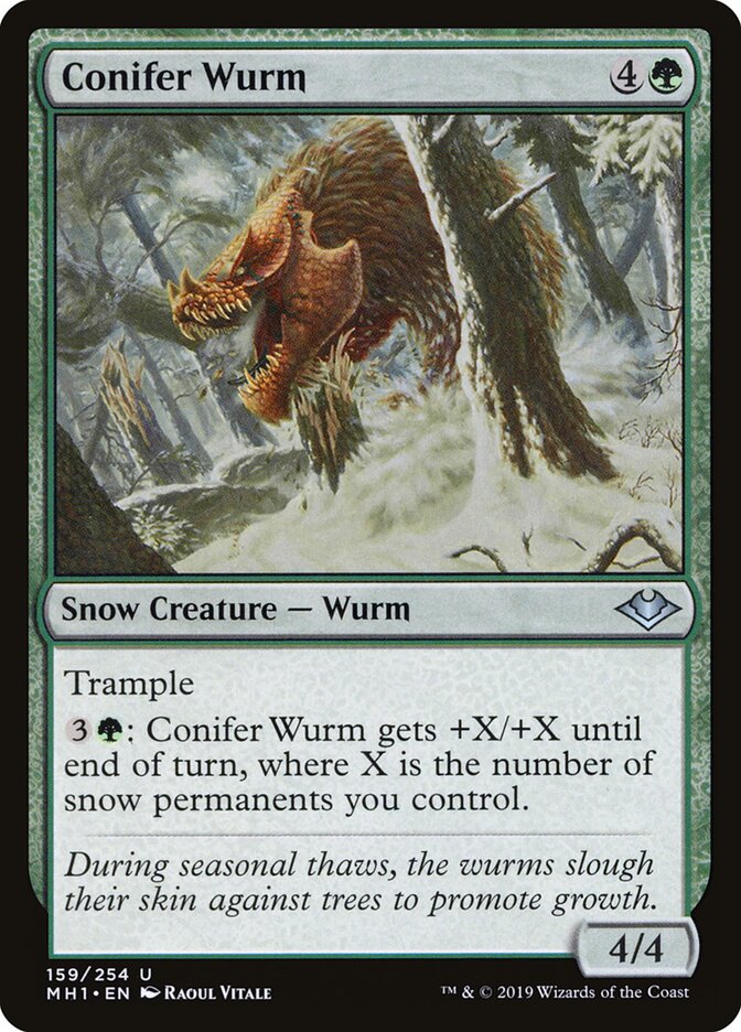 Vorme Conífero / Conifer Wurm - Magic: The Gathering - MoxLand