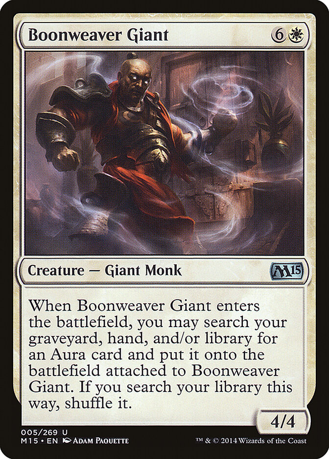 Gigante Tecedor de Dádivas / Boonweaver Giant - Magic: The Gathering - MoxLand