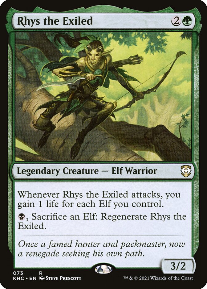 Rhys, o Exilado / Rhys the Exiled - Magic: The Gathering - MoxLand