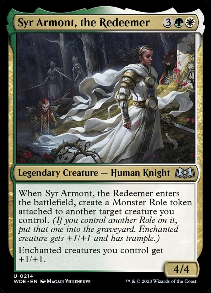 Syr Armont, a Redentora / Syr Armont, the Redeemer - Magic: The Gathering - MoxLand