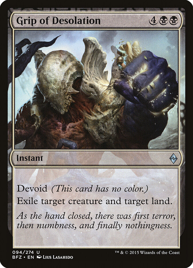 Garras da Desolação / Grip of Desolation - Magic: The Gathering - MoxLand