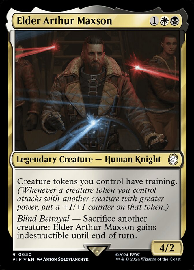 Elder Arthur Maxson - Magic: The Gathering - MoxLand