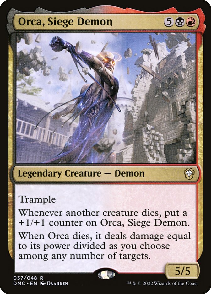 Orca, Demônio de Cerco / Orca, Siege Demon - Magic: The Gathering - MoxLand