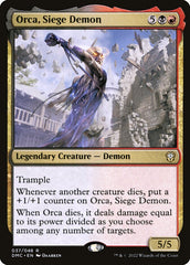 Orca, Demônio de Cerco / Orca, Siege Demon - Magic: The Gathering - MoxLand