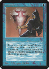 Esconjurar / Unsummon - Magic: The Gathering - MoxLand