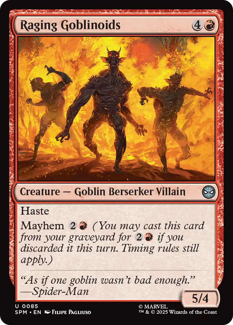 Raging Goblinoids - Magic: The Gathering - MoxLand