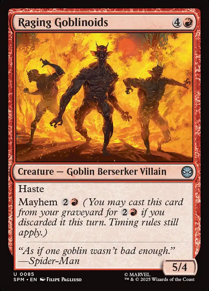 Raging Goblinoids - Magic: The Gathering - MoxLand