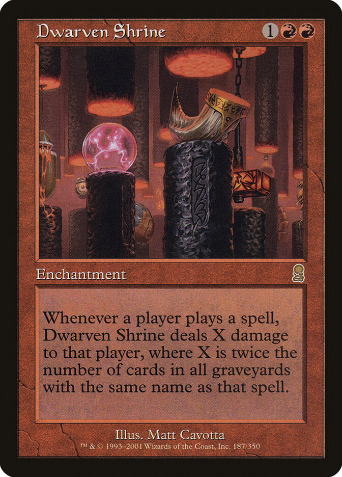 Sacrário dos Anões / Dwarven Shrine - Magic: The Gathering - MoxLand