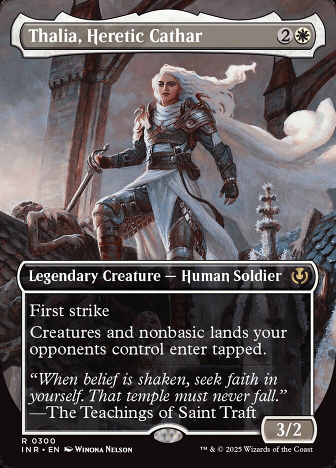Thalia, Cátara Herege / Thalia, Heretic Cathar - Magic: The Gathering - MoxLand