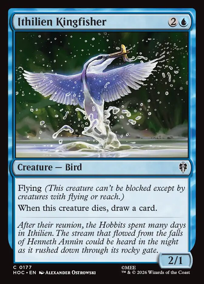 Martim-pescador de Ithilien / Ithilien Kingfisher