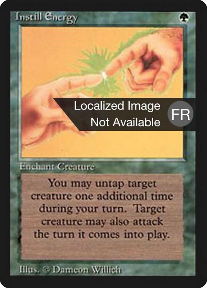 Instilar Energia / Instill Energy - Magic: The Gathering - MoxLand