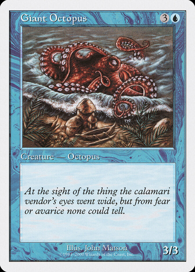 Polvo Gigante / Giant Octopus - Magic: The Gathering - MoxLand
