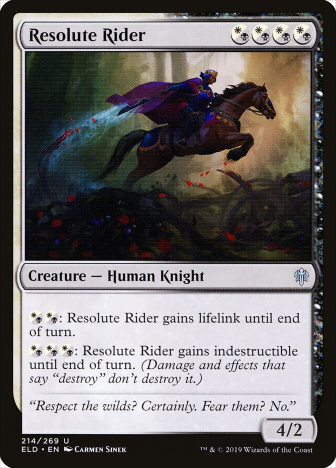 Ginete Resoluta / Resolute Rider - Magic: The Gathering - MoxLand