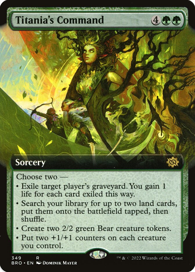 Comando de Titânia / Titania's Command - Magic: The Gathering - MoxLand