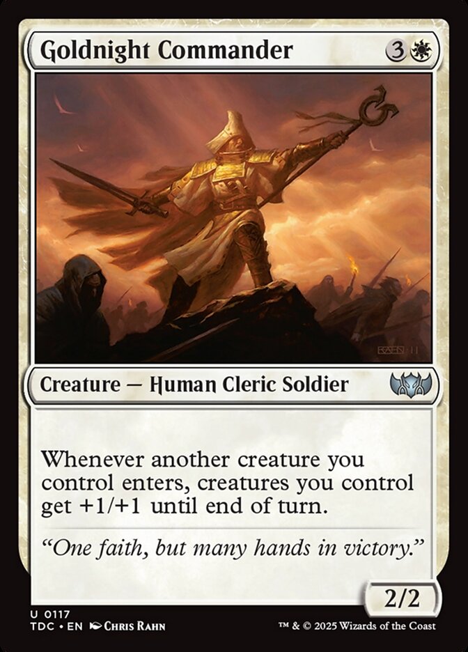 Comandante dos Noite Dourada / Goldnight Commander - Magic: The Gathering - MoxLand