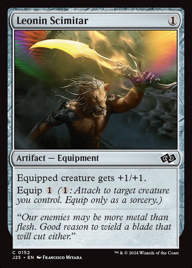 Cimitarra dos Leoninos / Leonin Scimitar - Magic: The Gathering - MoxLand