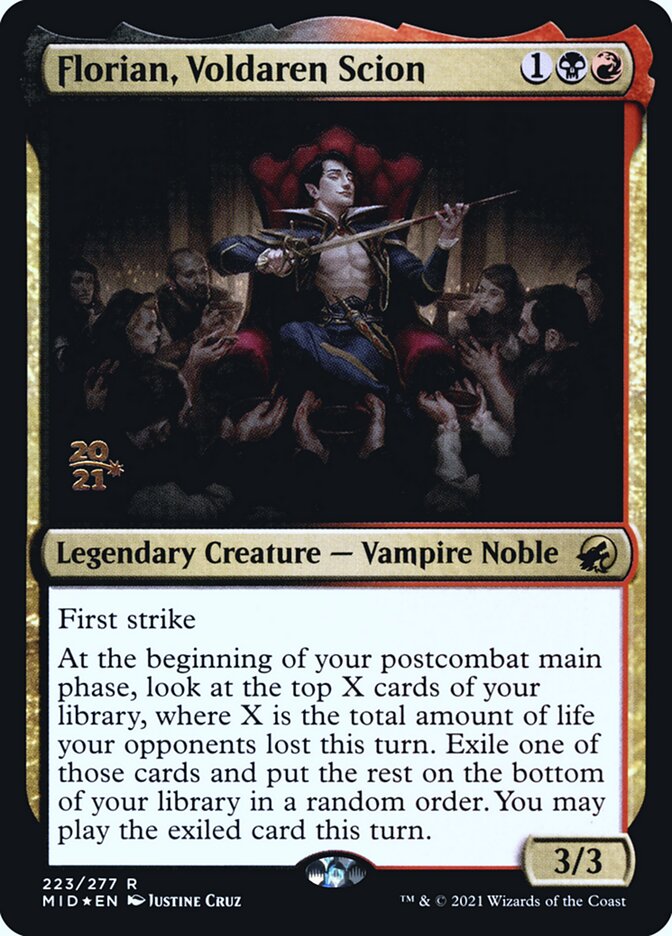 Florian, Herdeiro dos Voldaren / Florian, Voldaren Scion - Magic: The Gathering - MoxLand