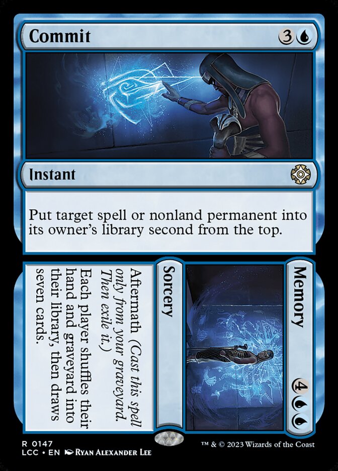 Gravar / Memória / Commit / Memory - Magic: The Gathering - MoxLand