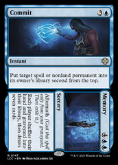 Gravar / Memória / Commit / Memory - Magic: The Gathering - MoxLand