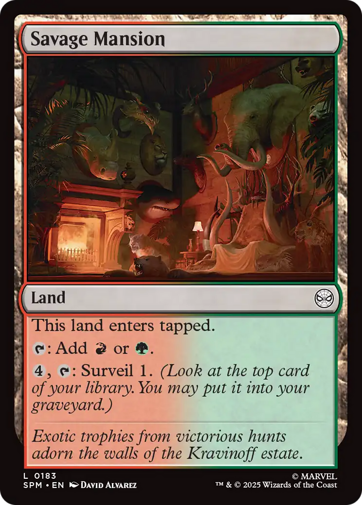 Mansao Selvagem / Savage Mansion - Magic: The Gathering - MoxLand