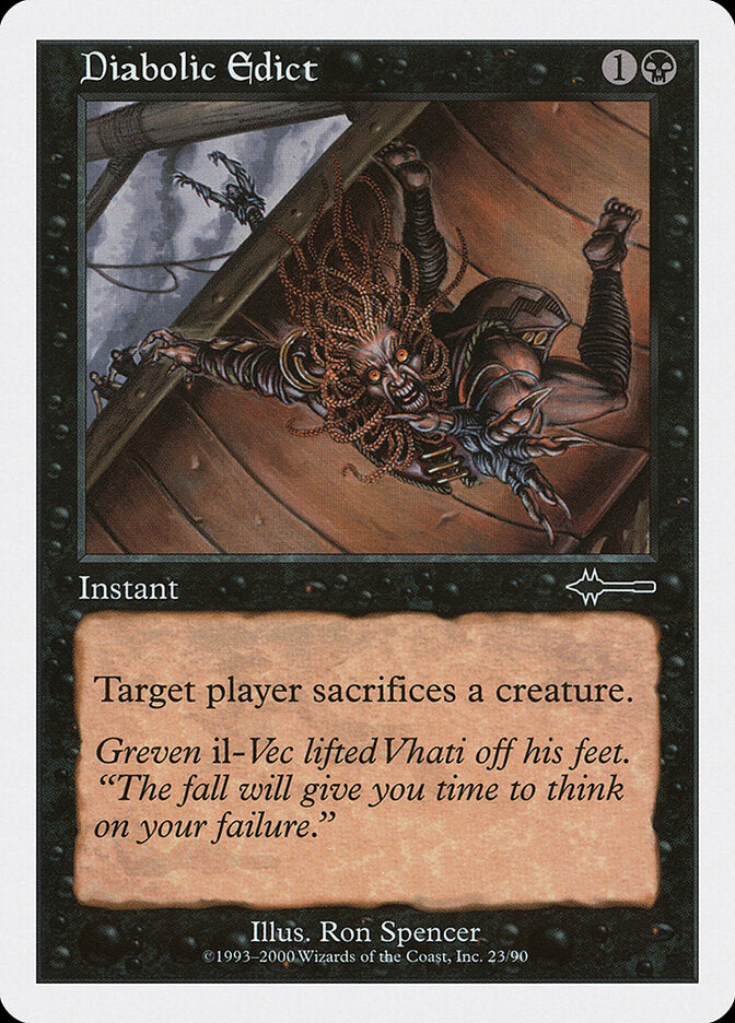 Édito Diabólico / Diabolic Edict - Magic: The Gathering - MoxLand