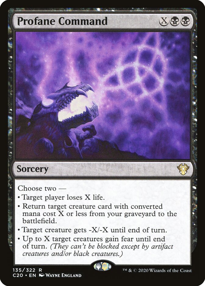 Comando Profano / Profane Command - Magic: The Gathering - MoxLand