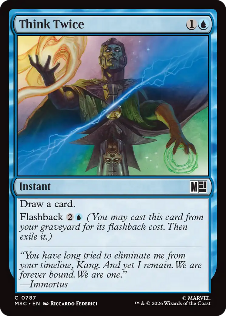 Pensar Duas Vezes / Think Twice - Magic: The Gathering - MoxLand