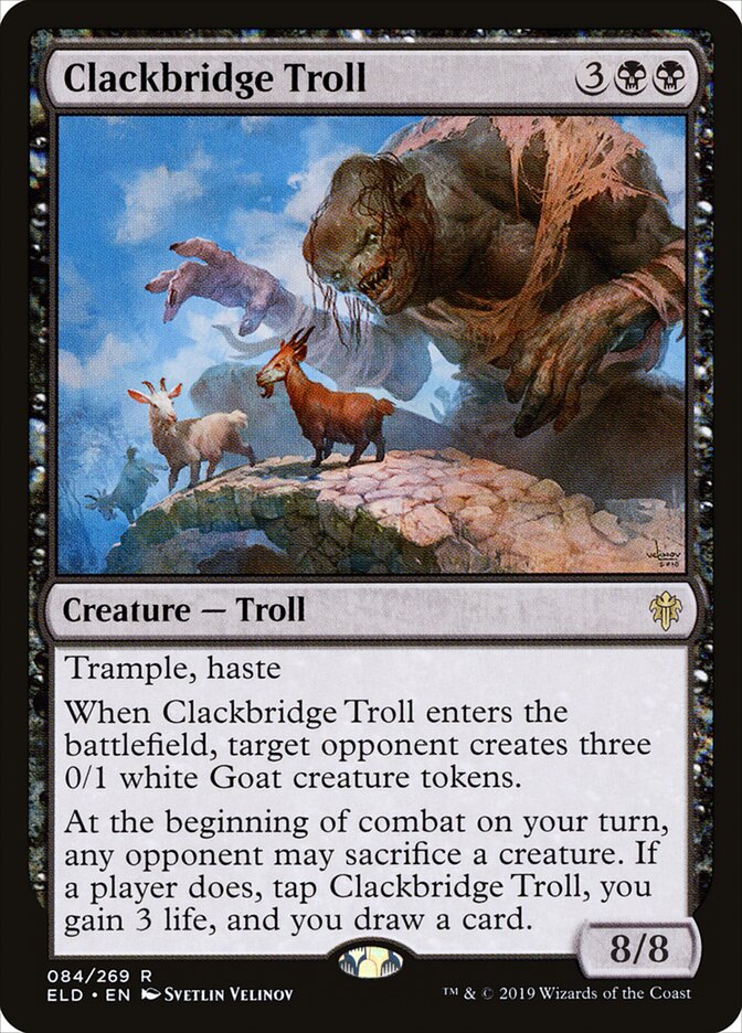 Trol da Ponte Ribombante / Clackbridge Troll - Magic: The Gathering - MoxLand