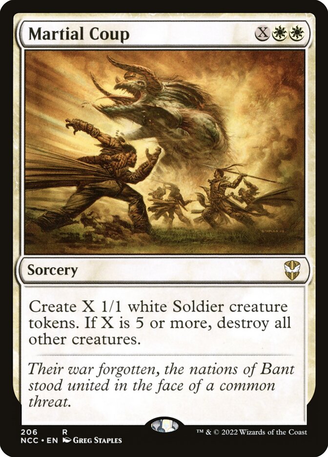 Golpe Marcial / Martial Coup - Magic: The Gathering - MoxLand