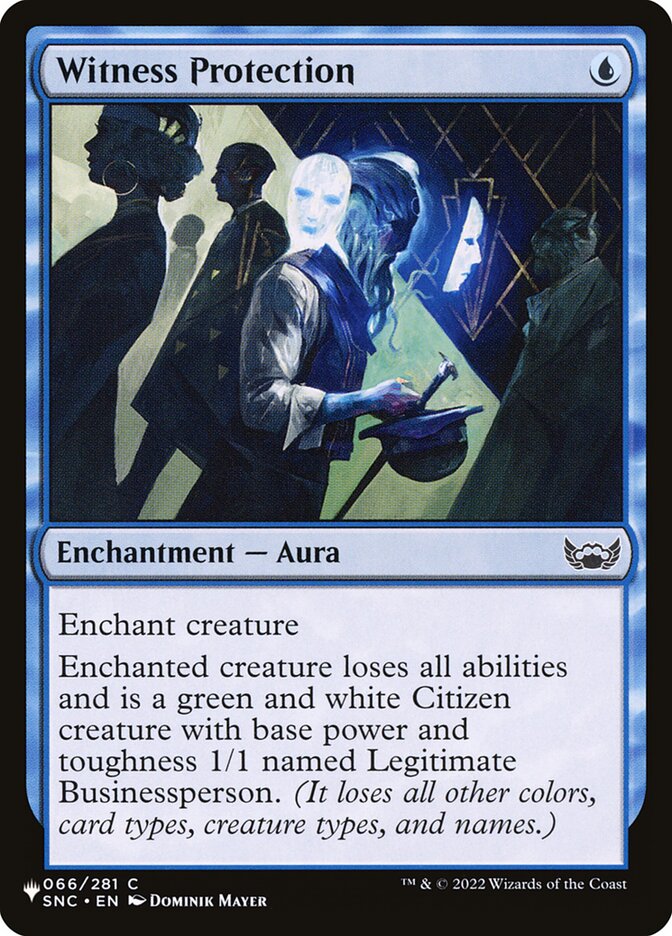 Proteção de Testemunhas / Witness Protection - Magic: The Gathering - MoxLand